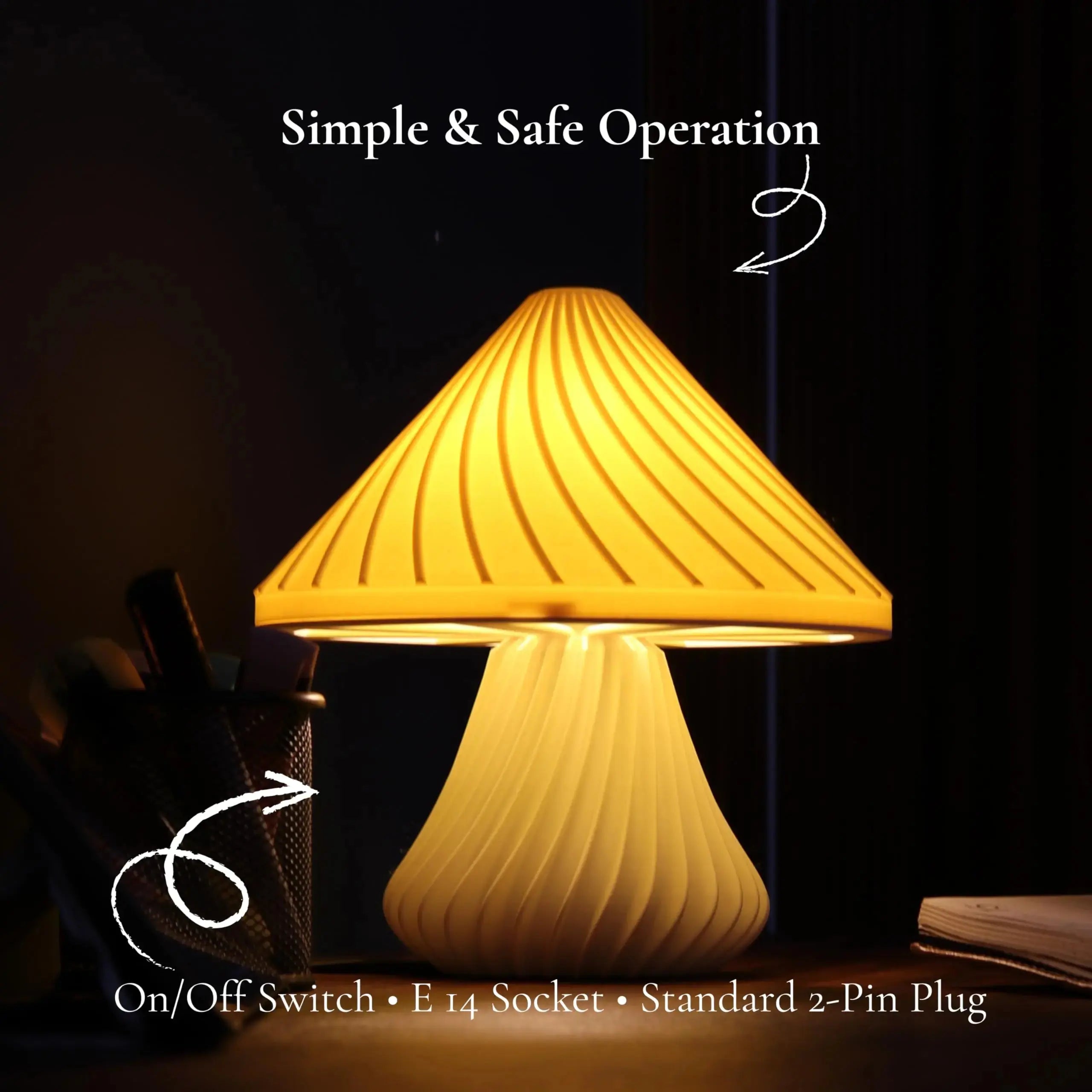 Mushroom Table Lamp