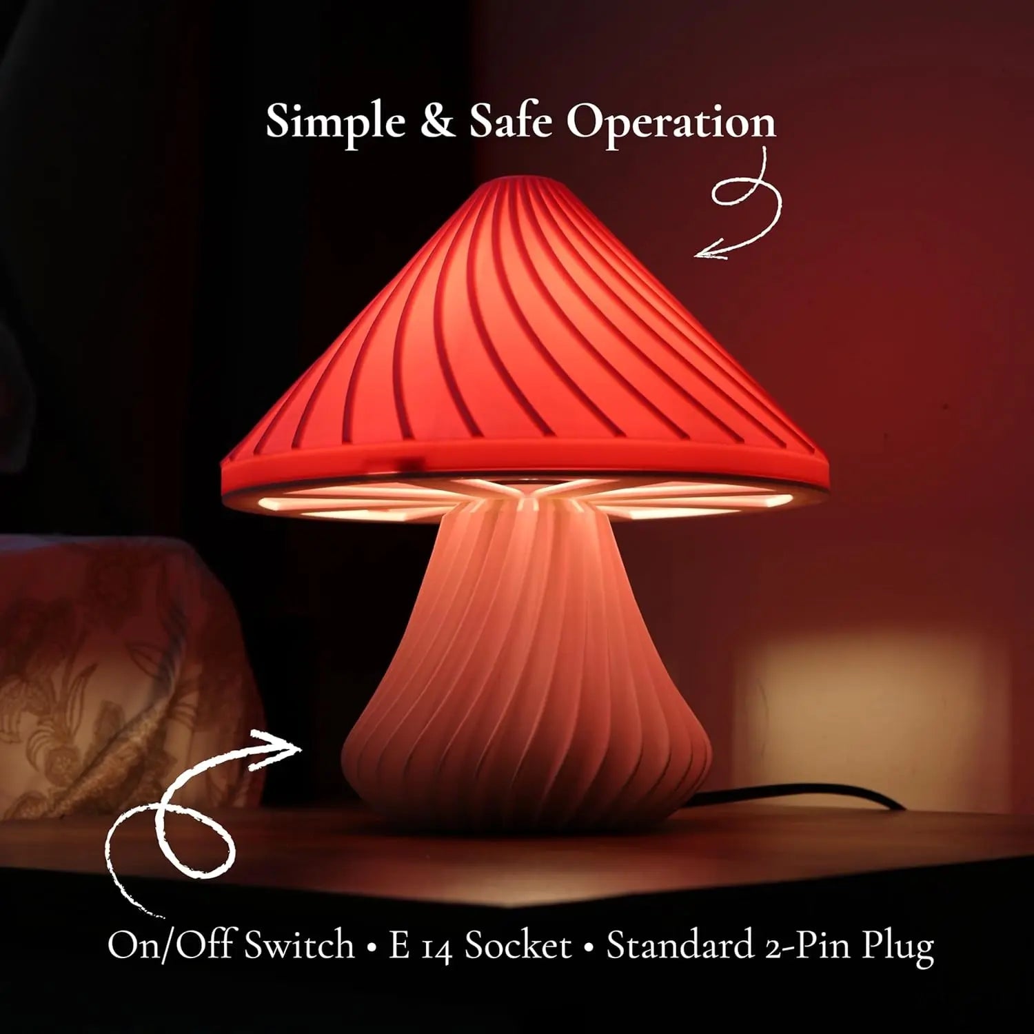Mushroom Table Lamp