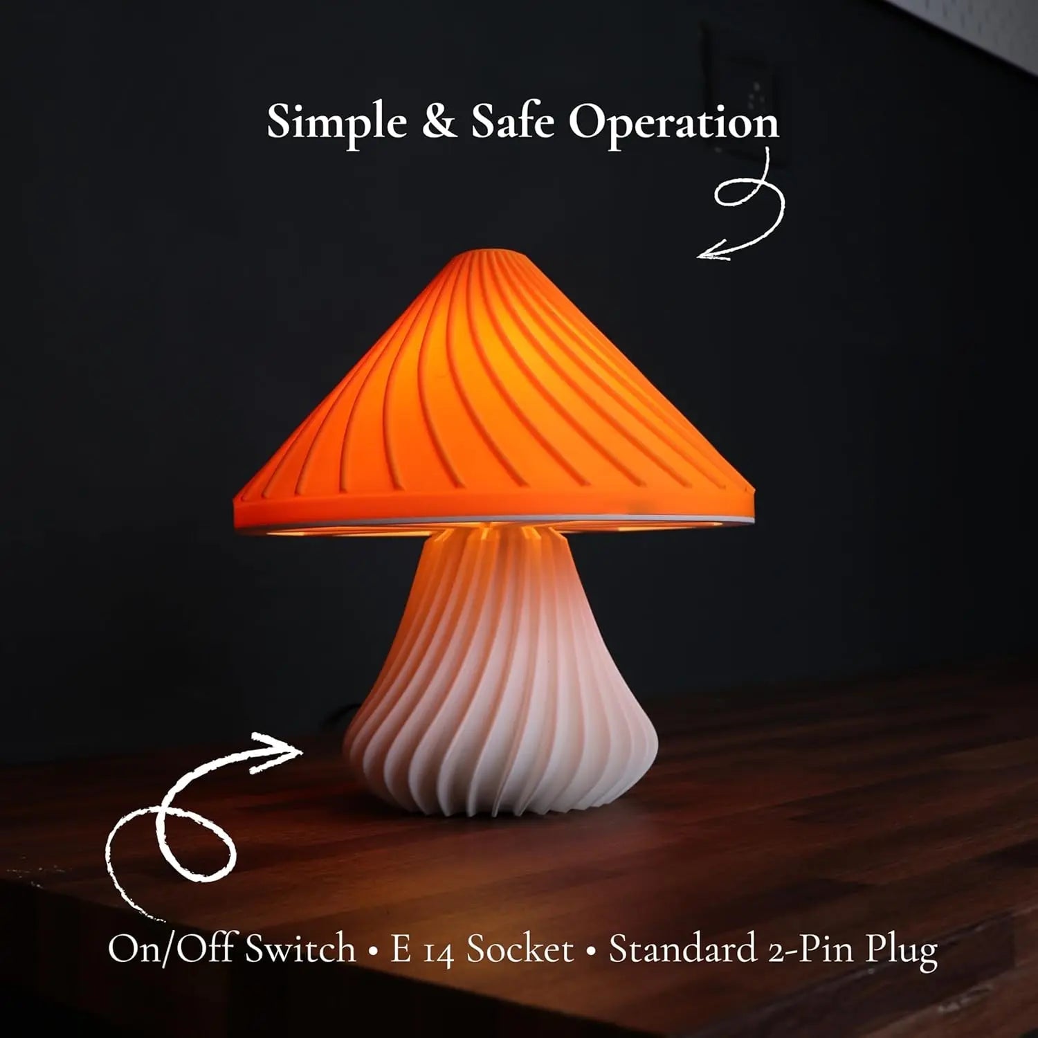 Mushroom Table Lamp