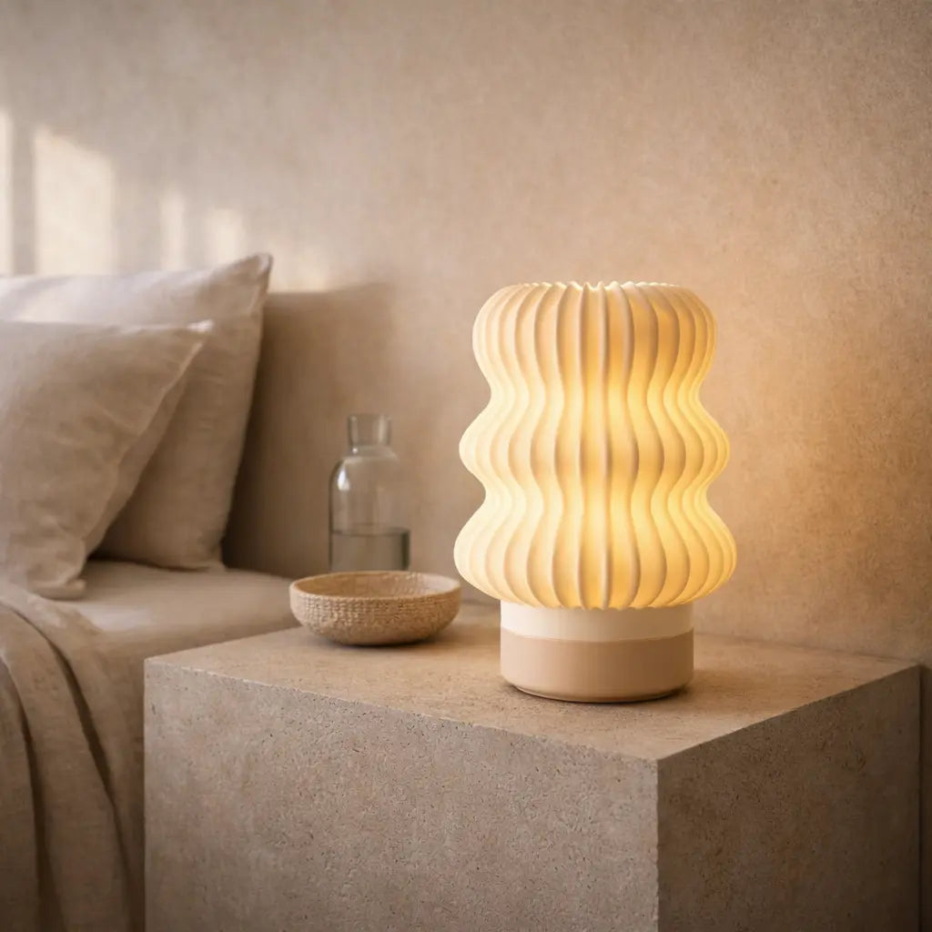 Wavy Mini Table Lamp Florra Living