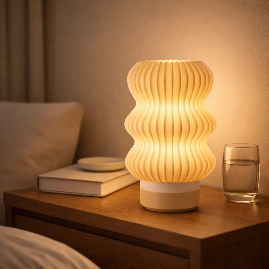 Wavy Mini Table Lamp Florra Living