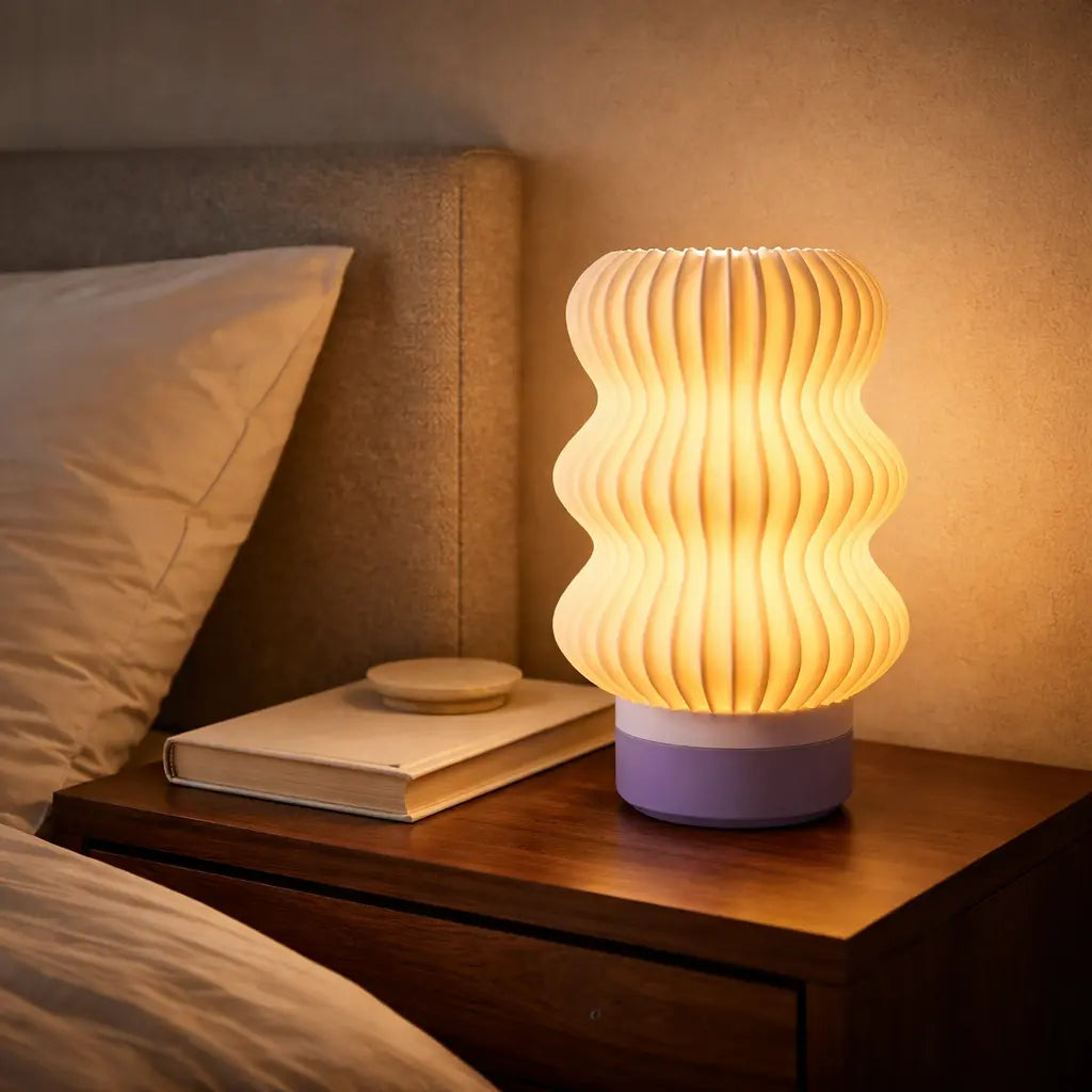 Wavy Mini Table Lamp Florra Living