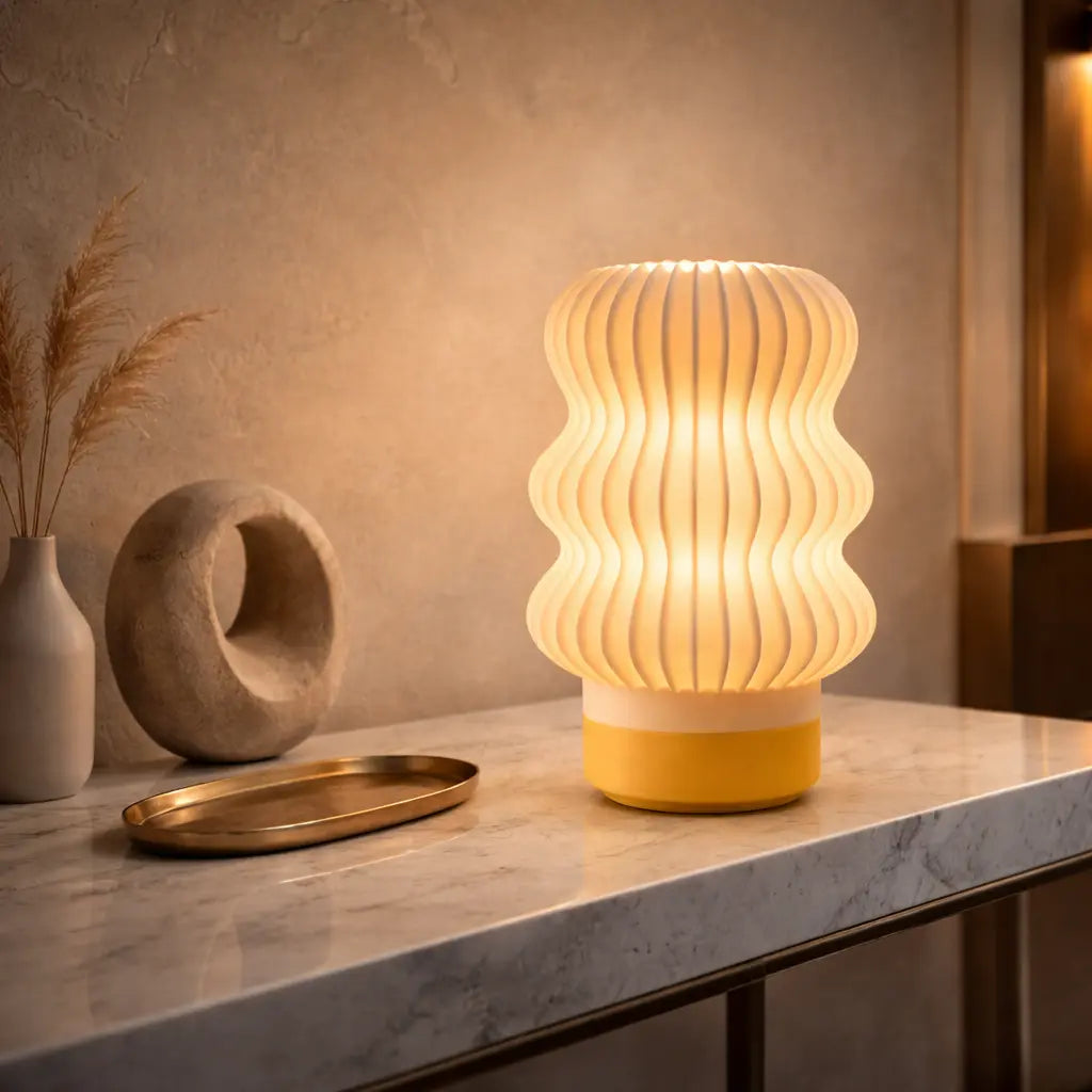 Wavy Mini Table Lamp Florra Living